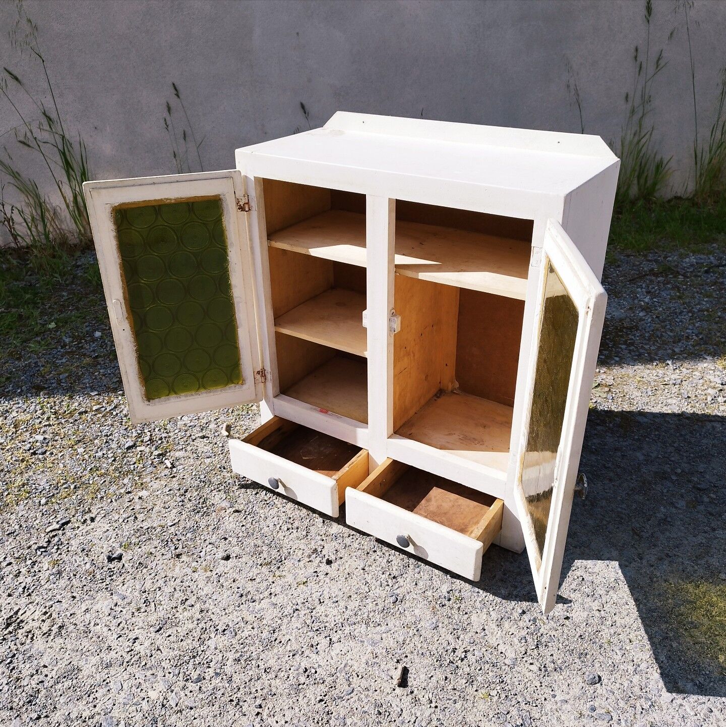 Wall cabinet wooden cabinet 50's