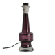 Mid-Century Modern Purple Chrystal Glass Table Lamp by Kosta 1960s