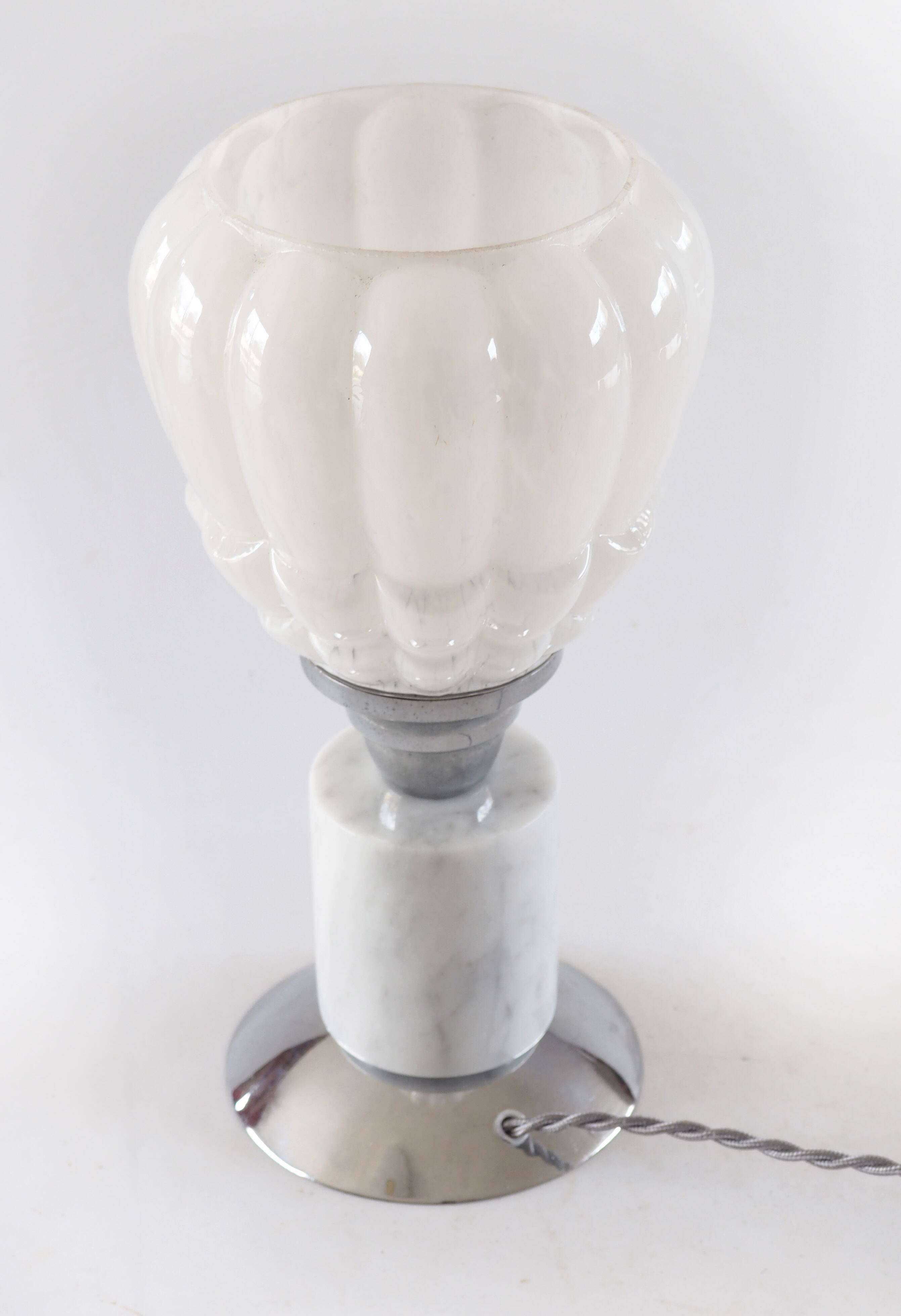 Clichy marble and glass creative lamp
