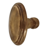 Antique door handle in solid gold-plated brass.