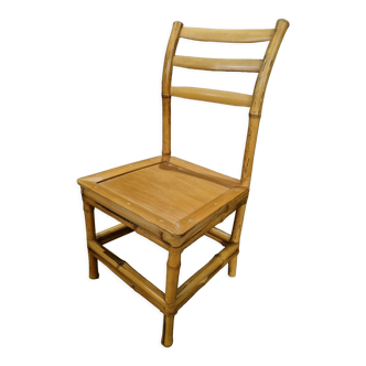 small bamboo chair