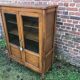 Louis XV style mahogany showcase