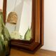 Miroir octogonal en bois