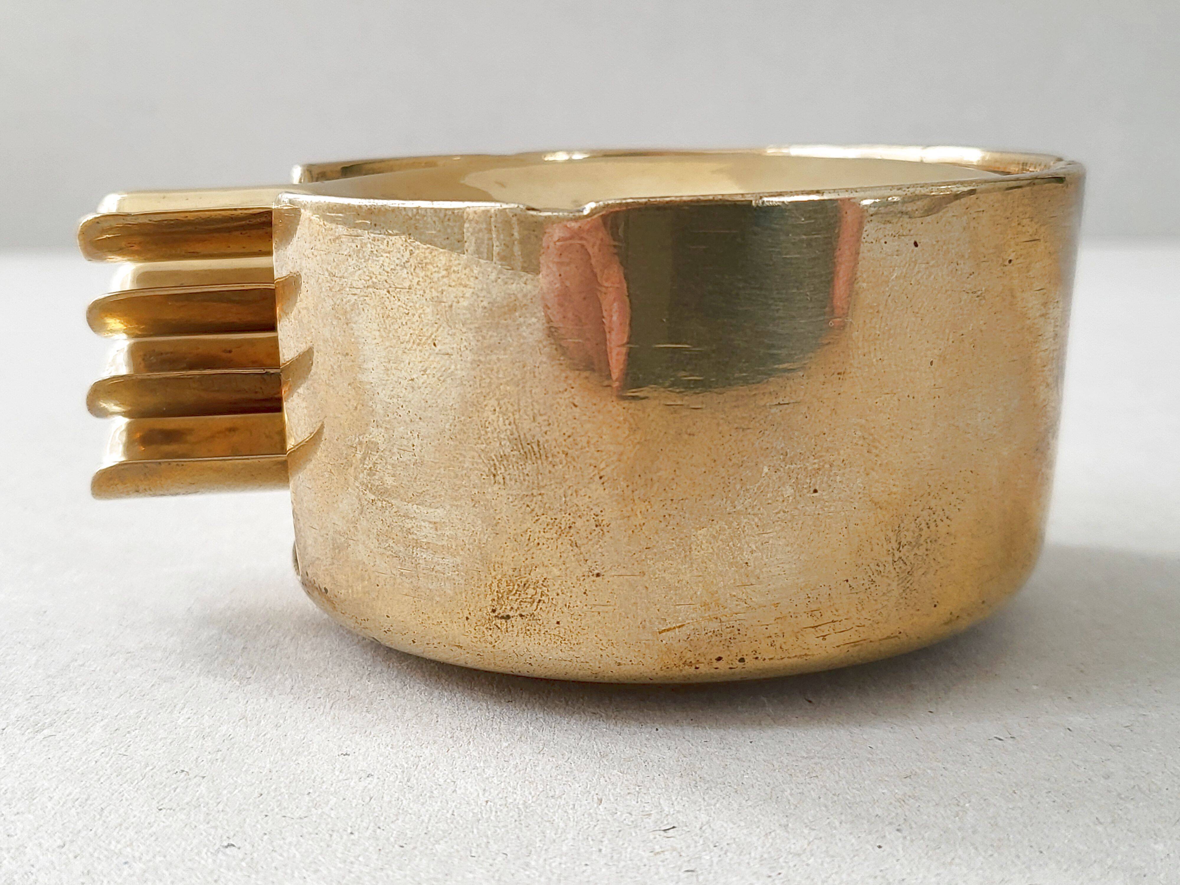 Suite de 4 cendriers vintage 1970