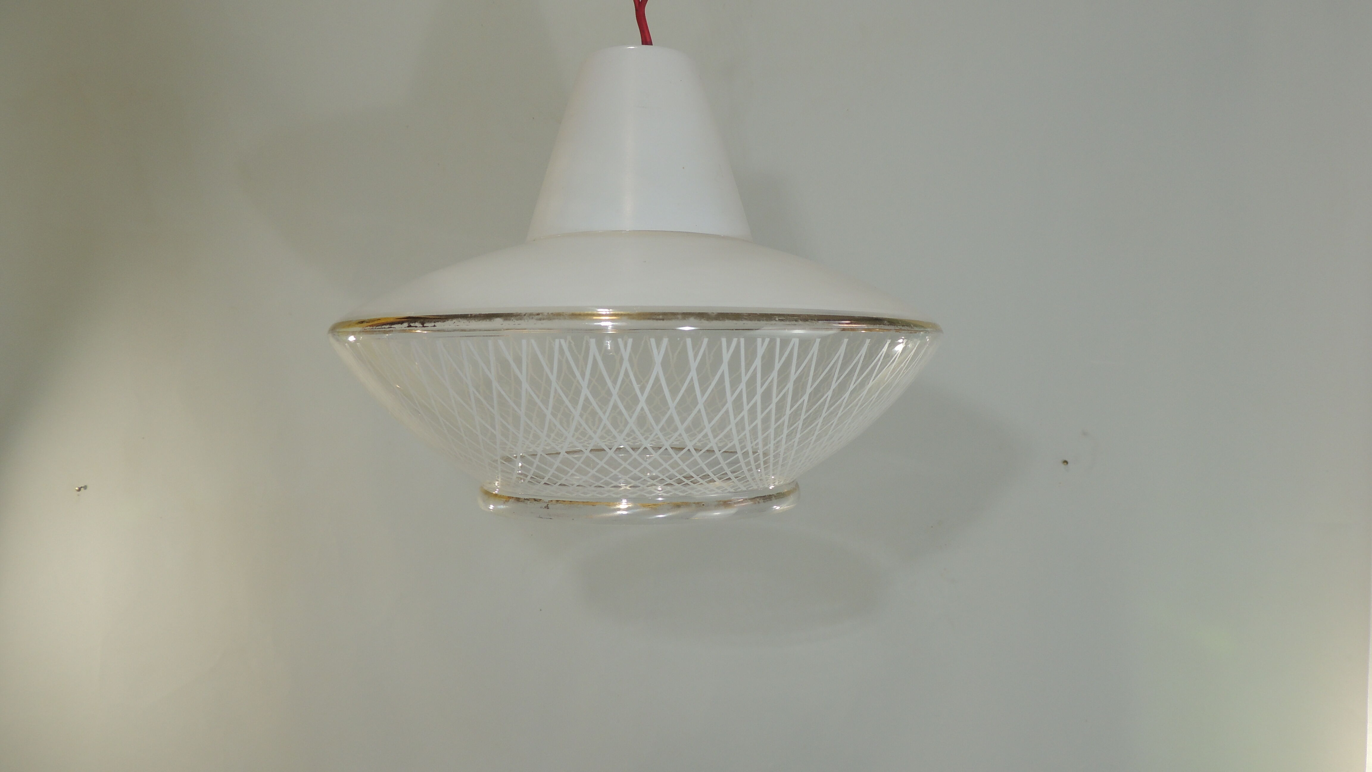 Suspension verrine opaline