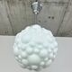 White modernist pendant lamp