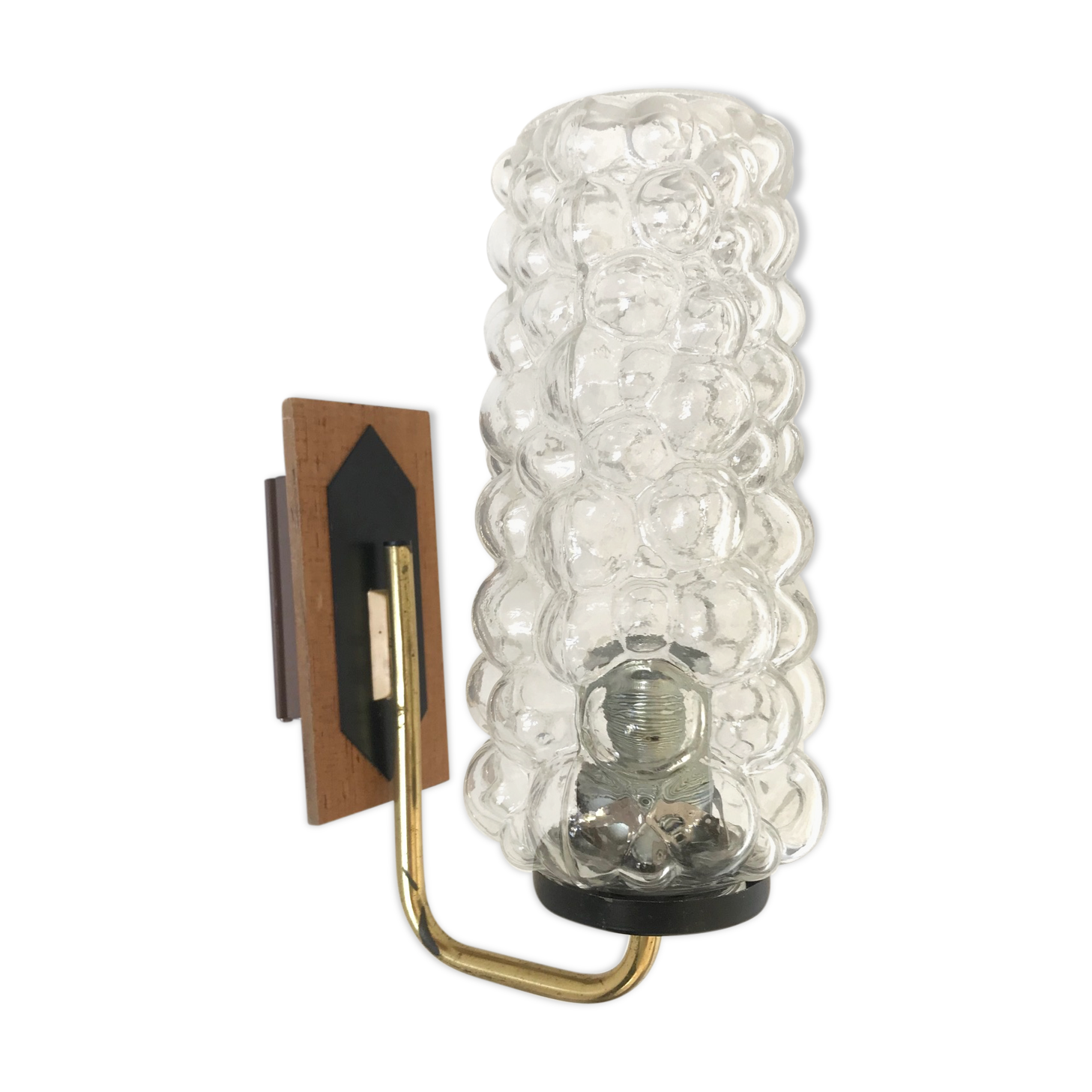 Bully glass sconce