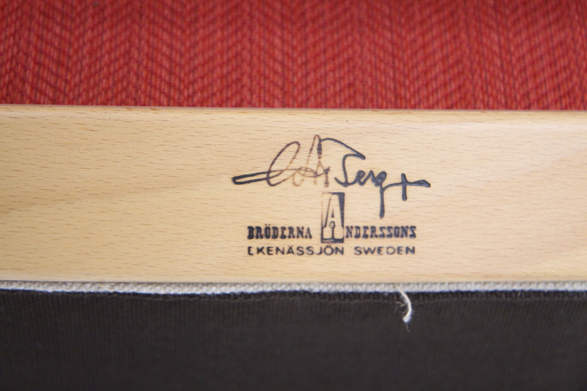 Armchair, Gustaf Axel Berg, Bröderna Anderssons, Sweden, 1950