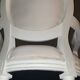 Louis xvi medallion armchair