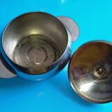 Baumlin nickel chrome 3-piece service - coffee/tea maker, milk jug, sugar bowl