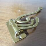 70s brass swivel coat door