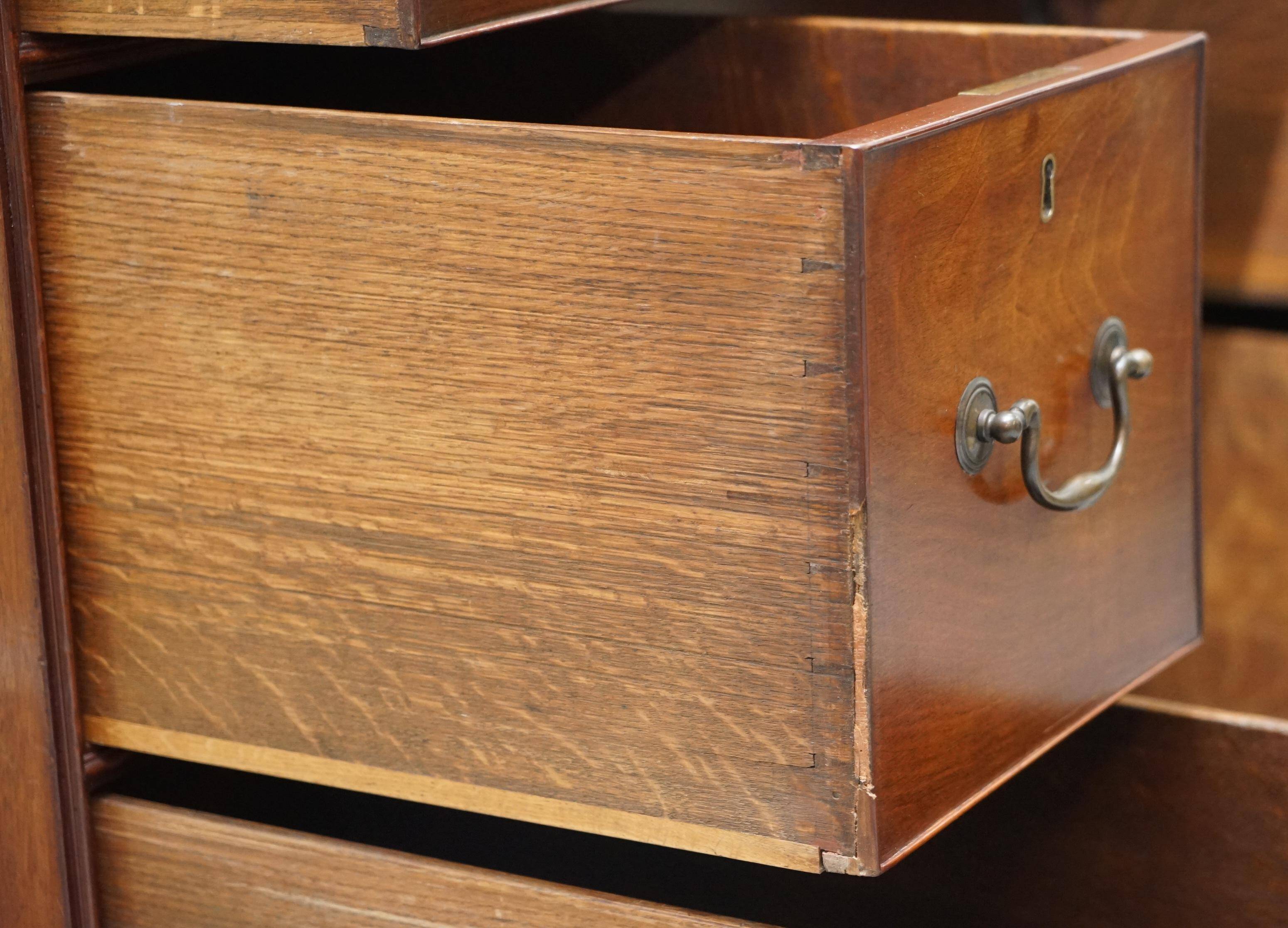 Georgian military campaign desk Regency with large map drawer
