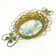 Platine C9N dans le style Art Nouveau avec émail