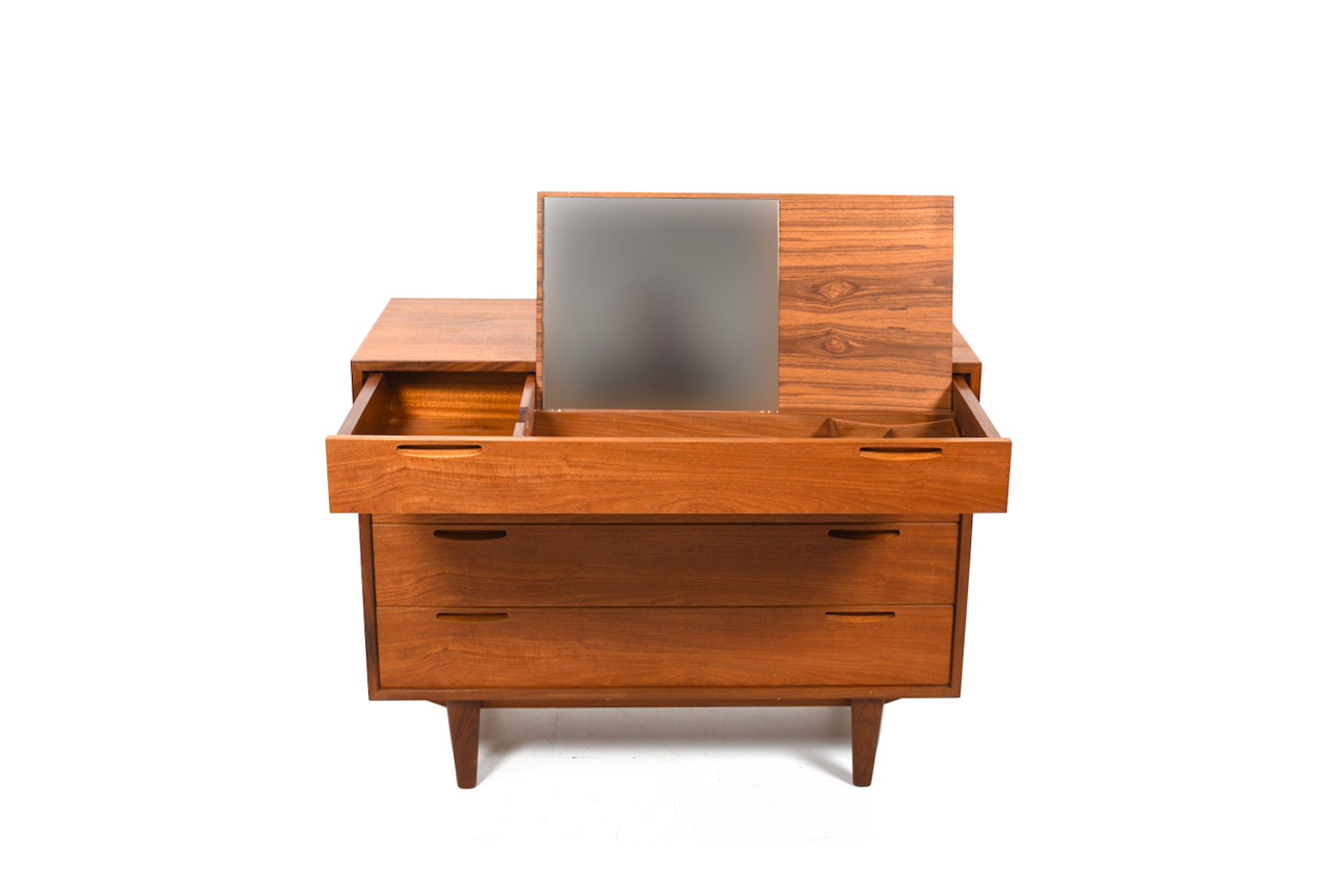Vanity dresser in teak by Ib Kofod-Larsen 1960s