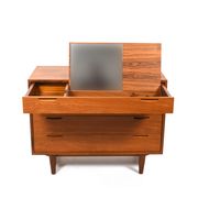 Vanity dresser in teak by Ib Kofod-Larsen 1960s