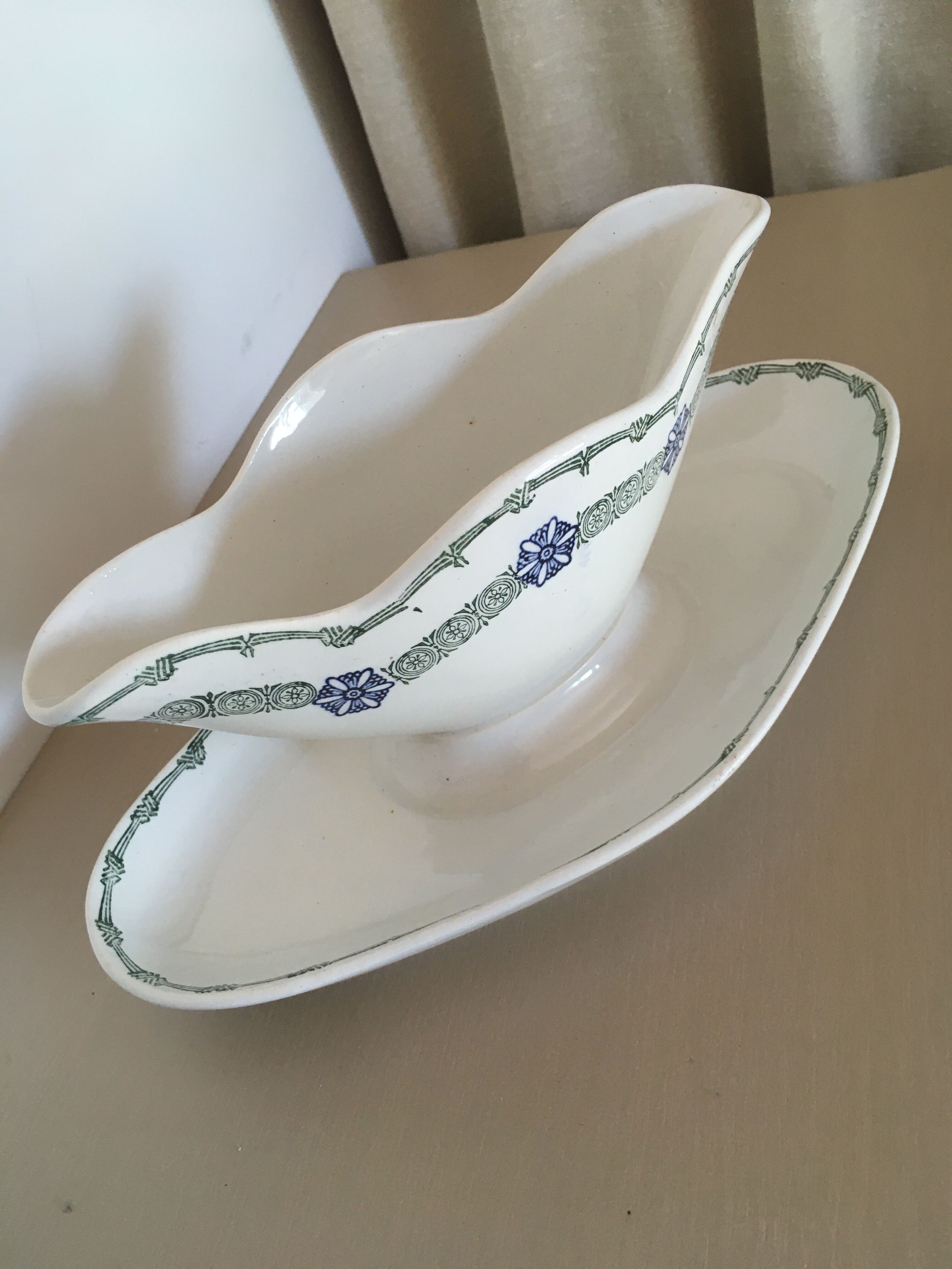 Ancient earthenware saucière