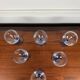 Lot de 6 verre à pied bleu