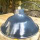 Pair of enamelled sheet metal suspensions