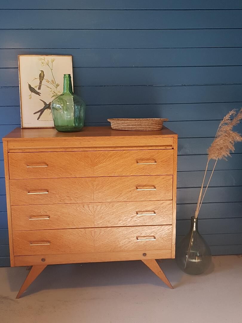 Commode 4 tiroirs années 60