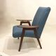 60s armchair reupholstered