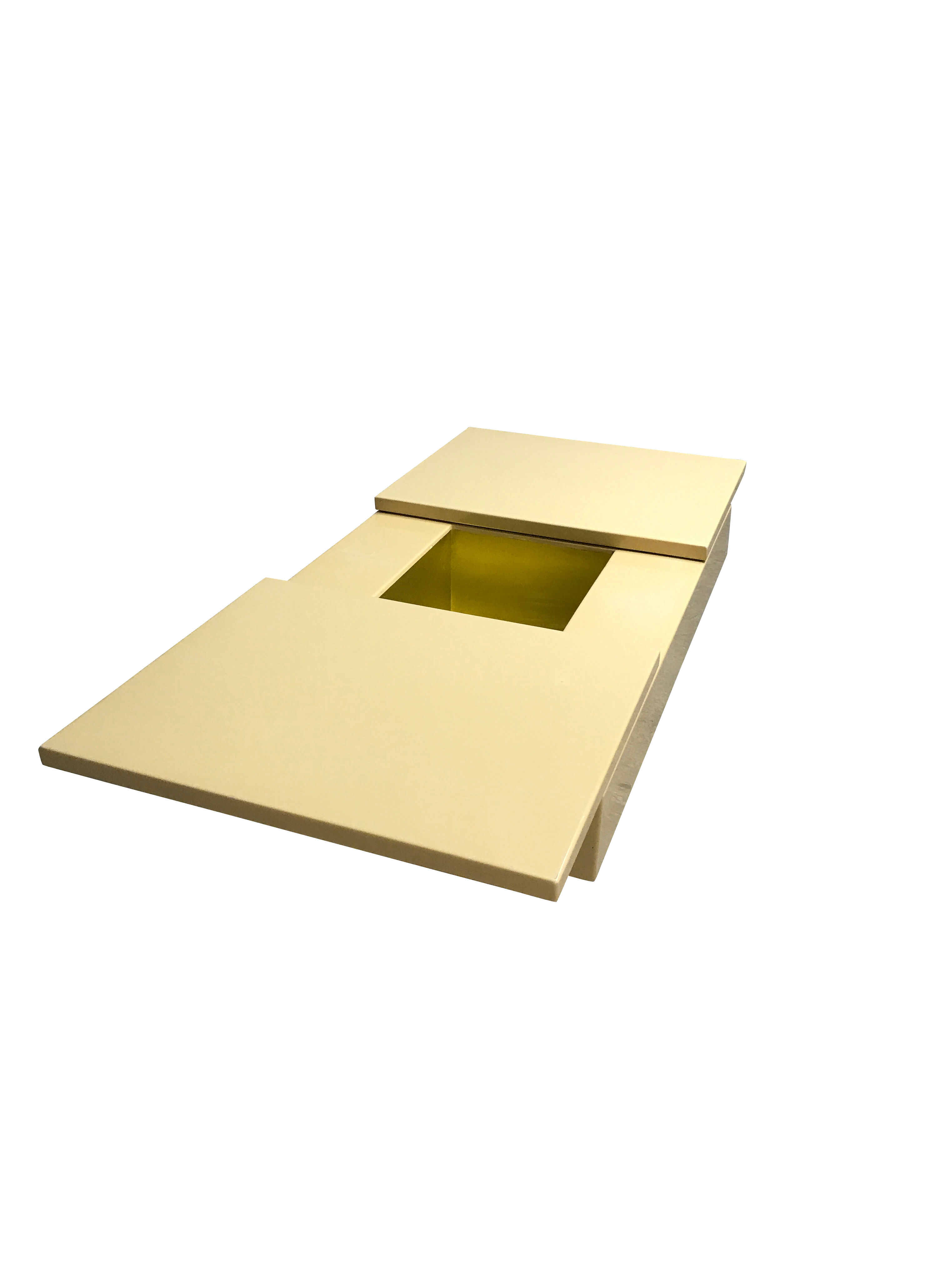 Vintage hidden bar coffee table, 1970s