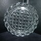 Moulded pressed glass bottle or carafe