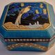 Large Longwy Art Deco bonbonnière 1925 – Cloisonné enamels – Decor per