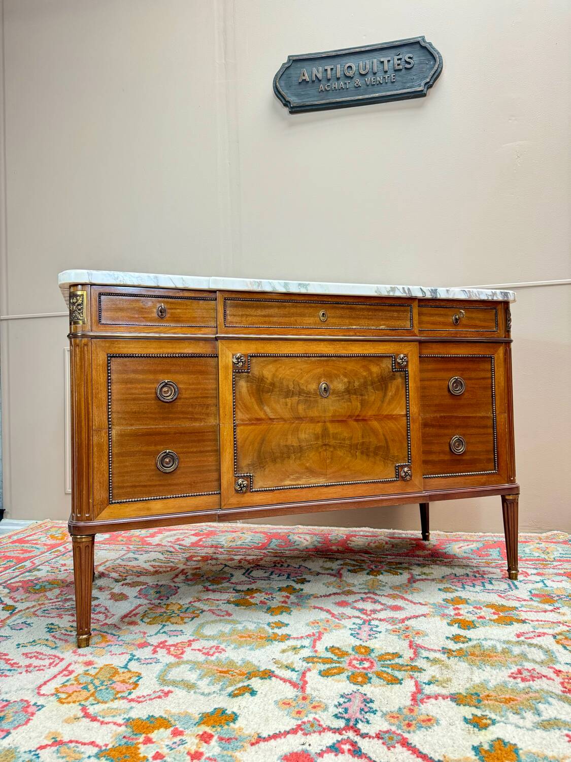 Louis XVI Style Mahogany Chest of Drawers