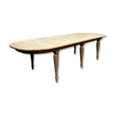 Ancienne table en chêne plateau peuplier