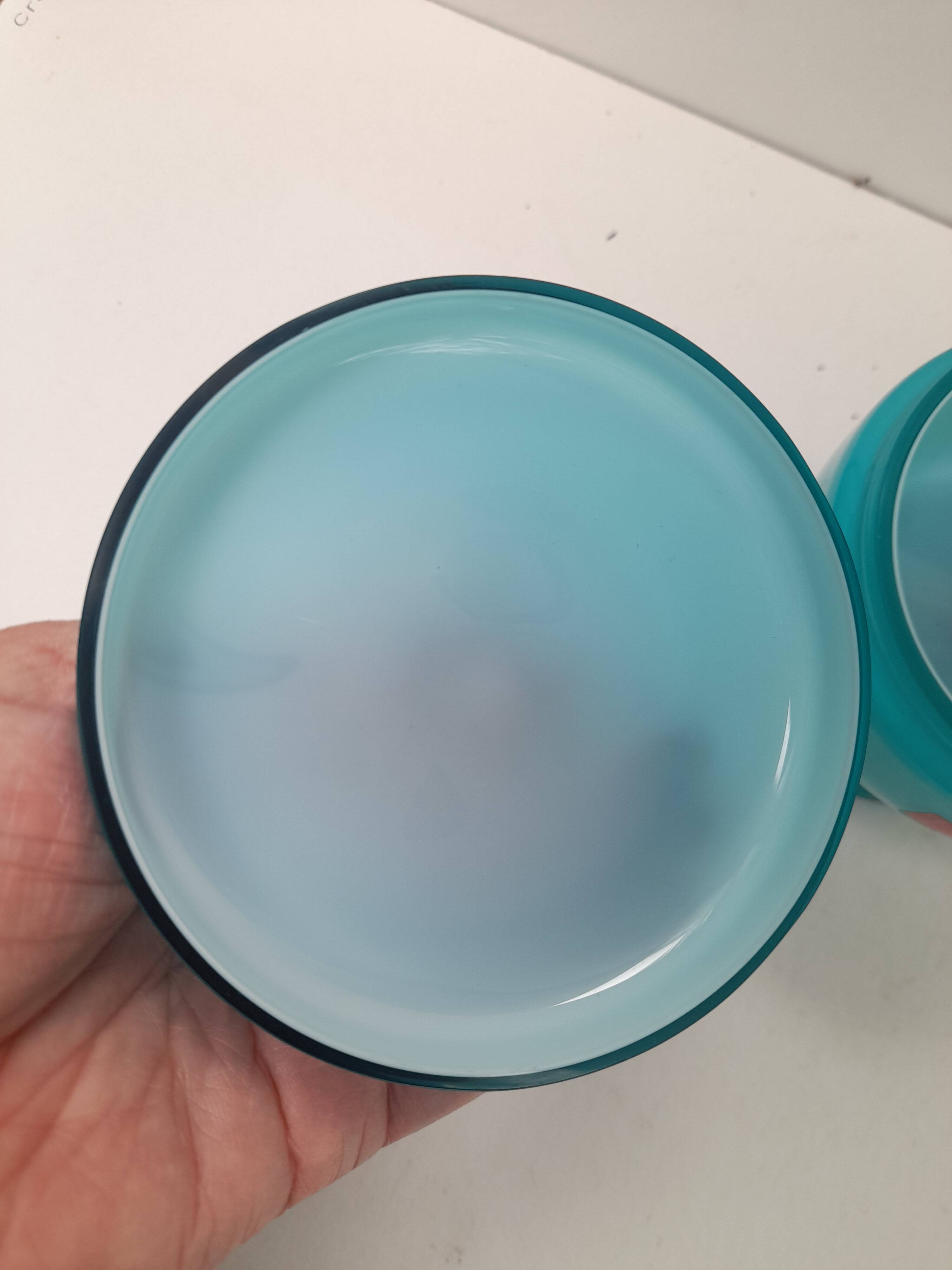 Turquoise opaline bonbonnière Rupel Boom