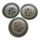 Set of 3 old GIVORS earthenware dishes