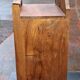 Small bar cabinet, carved wood, Alpine folk art