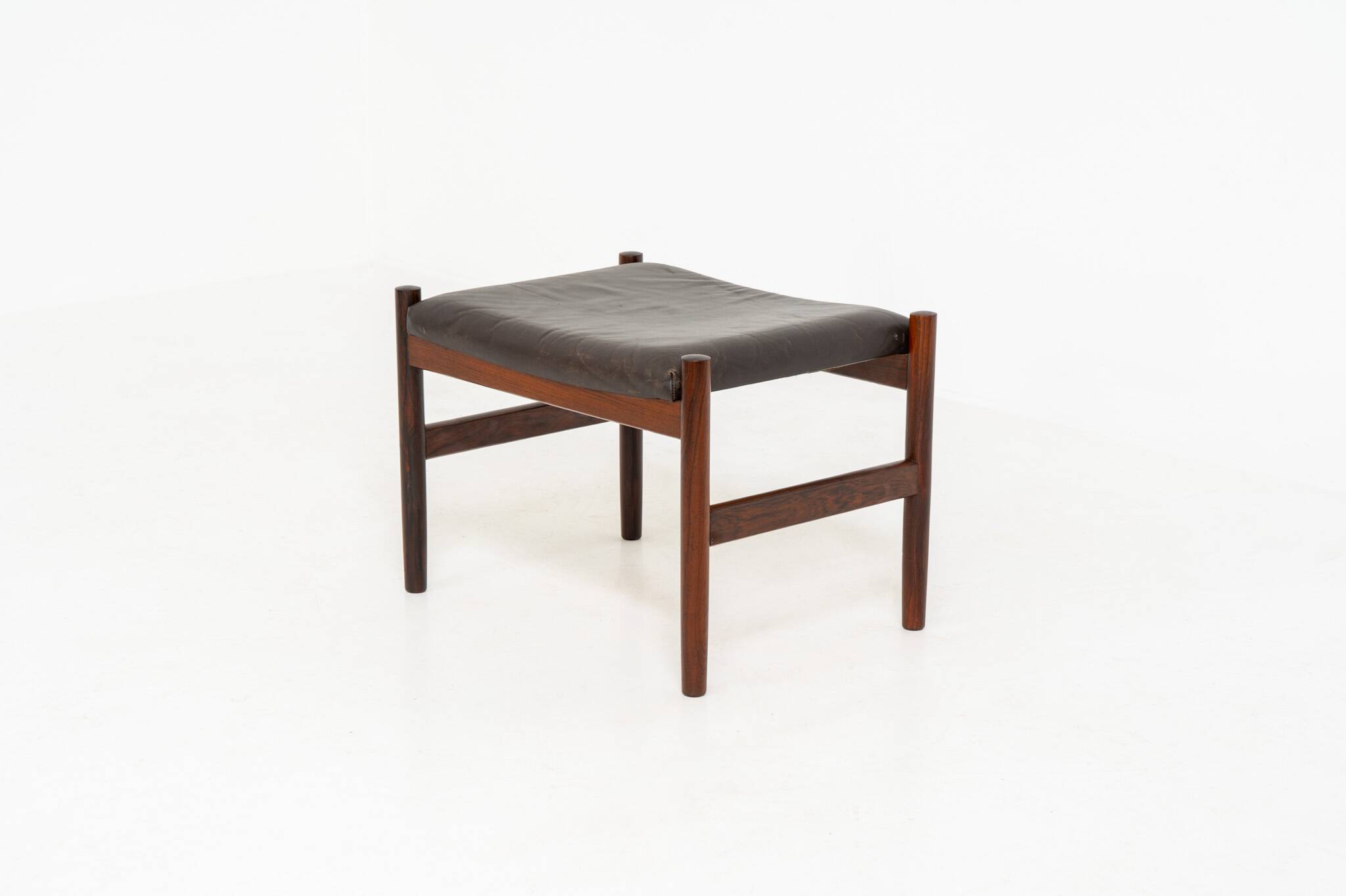 Rosewood stool by Hugo Frandsen for Spøttrup