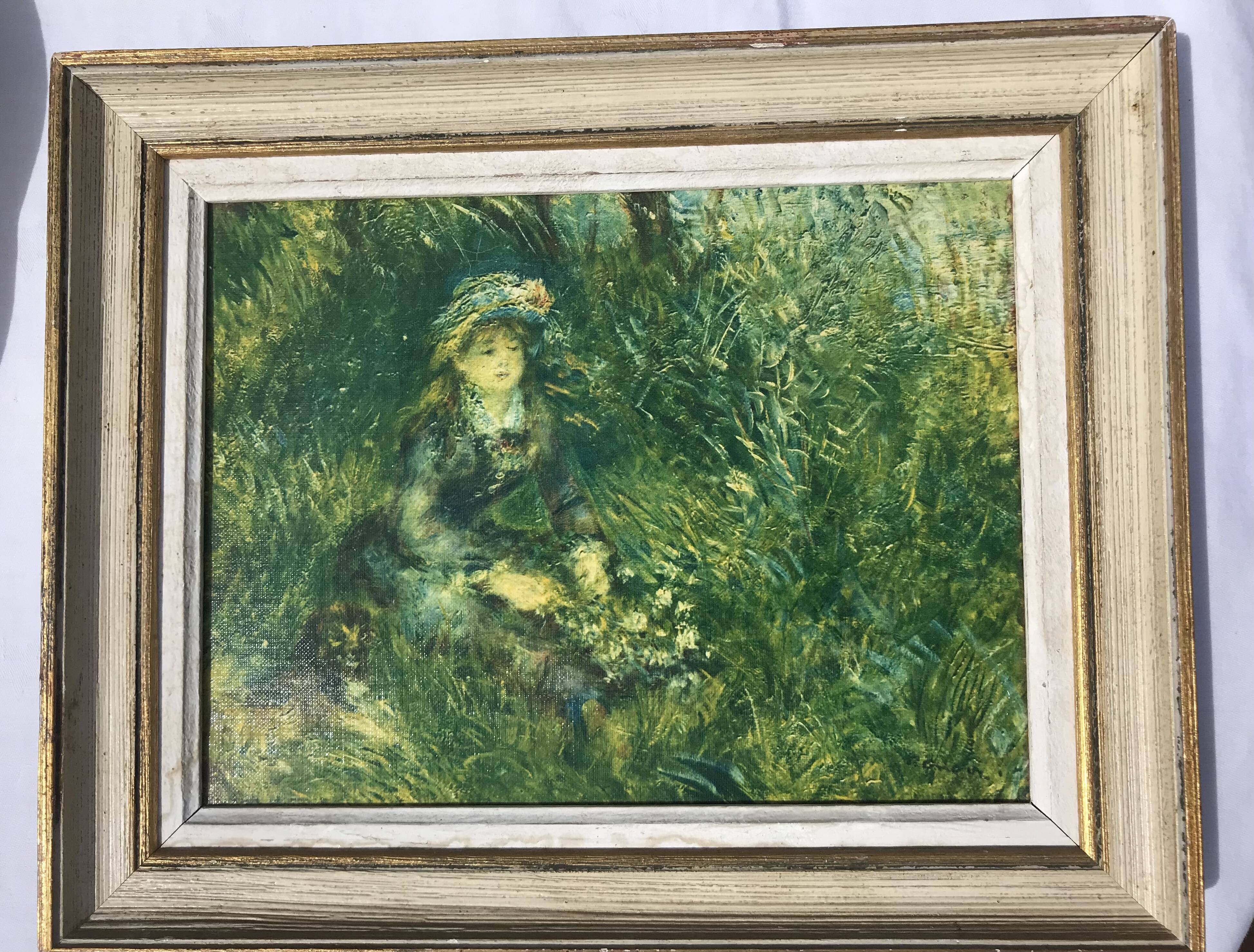 Reproduction of A.Renoir "Jeune fille"