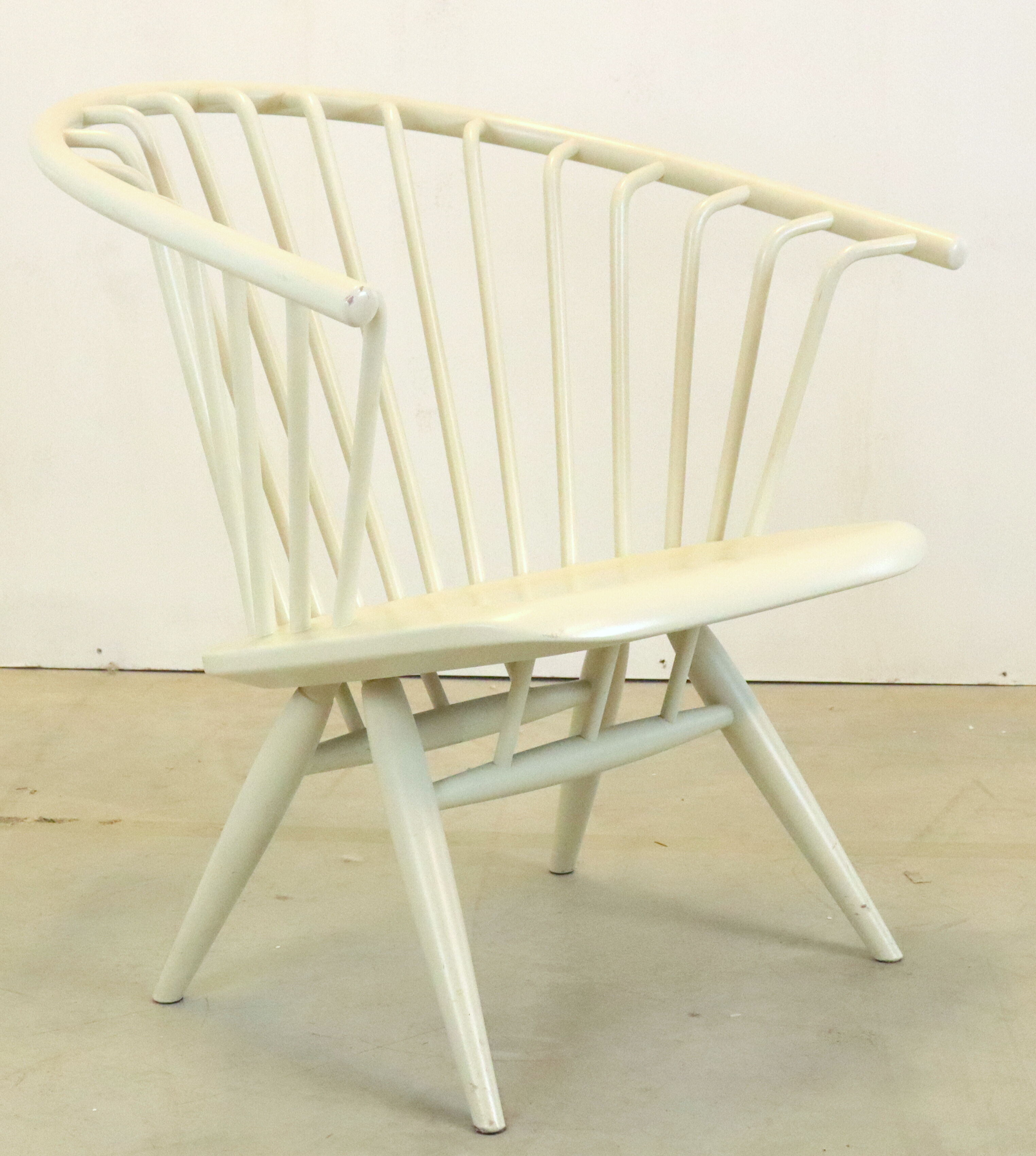 Crinolette vintage design armchair by Ilmari Tapiovaara for Asko