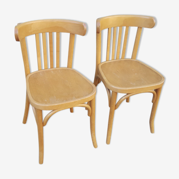 Paire de chaises bistrot Baumann