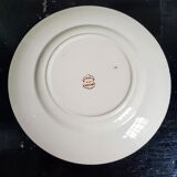 Set of Five Antique French Ceramic Plates with Birds and Flowers - Longwy - late XIX century