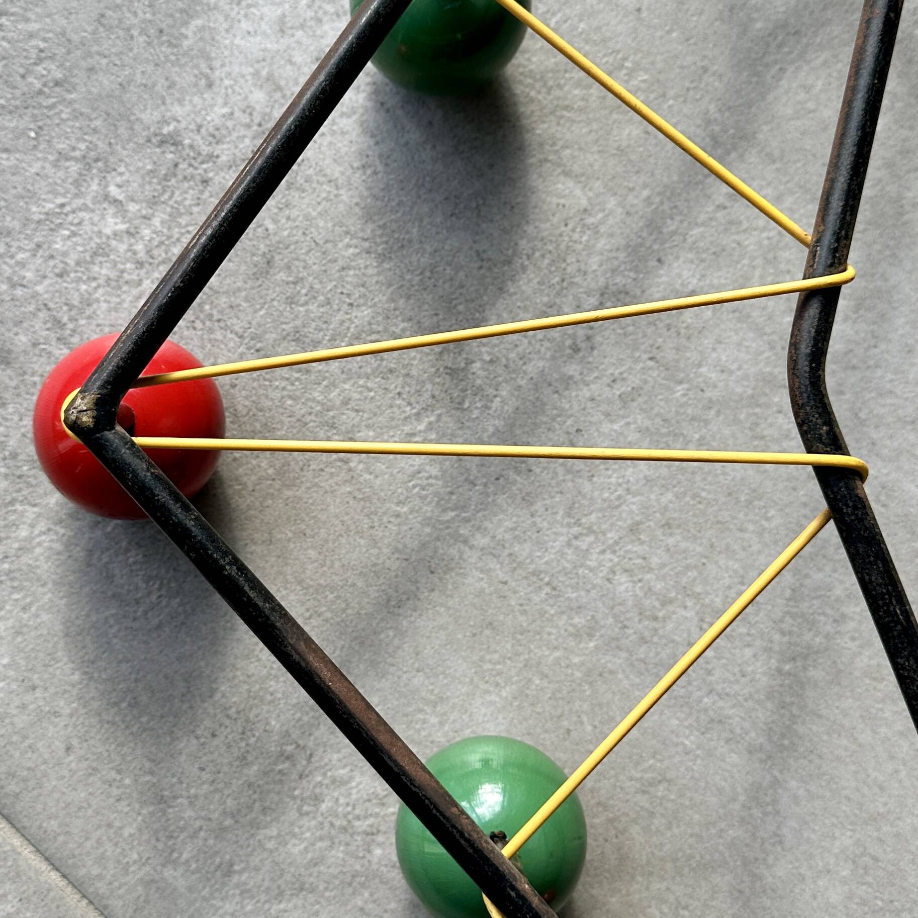 Vintage wall coat rack 1950s - Roger Feraud