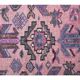 Vintage Turkish Oushak Handmade Cotton Pink Wool Area Rug 120x206