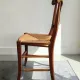 Cherry wood chair in Directoire style