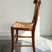Chaise en merisier de style Directoire