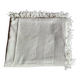 Bedspread in woven white cotton, double bed