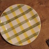 Flat plate - Torchon pattern - Moulin des Loups earthenware