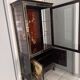 Large Asian Showcase in Black and Gold Lacquer - Display Cabinet