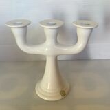 Candelabra candle holder delft wit