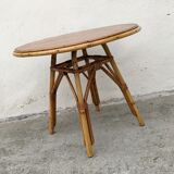 Small rattan coffee table