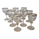 10 wine glasses, Murano 1970
