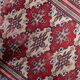 Antique Uzbek Bukhara handmade rug 94cm x 125cm (1920s)