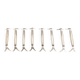 WMF, eight silver-plated knife rests, palmette decoration 1880