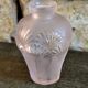 Pink glass vase